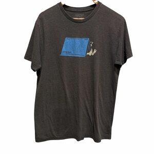 Patagonia Worn Wear Graphic Tee Camping Tent Sleeping Feet Organic Cotton L